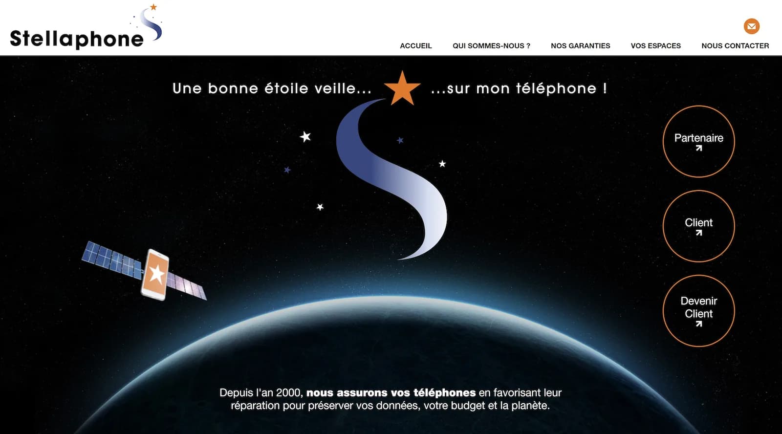 Interface de Stella Phone